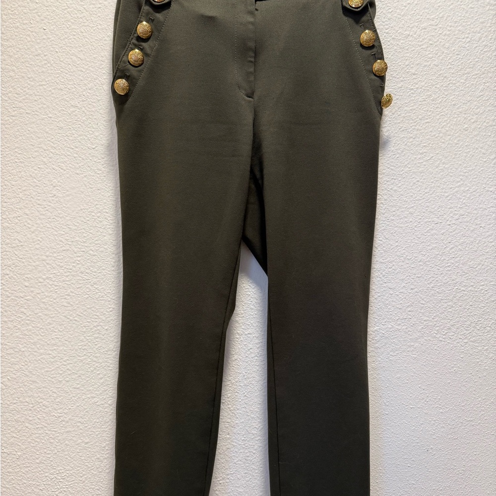 White House Black Market Olive Trousers